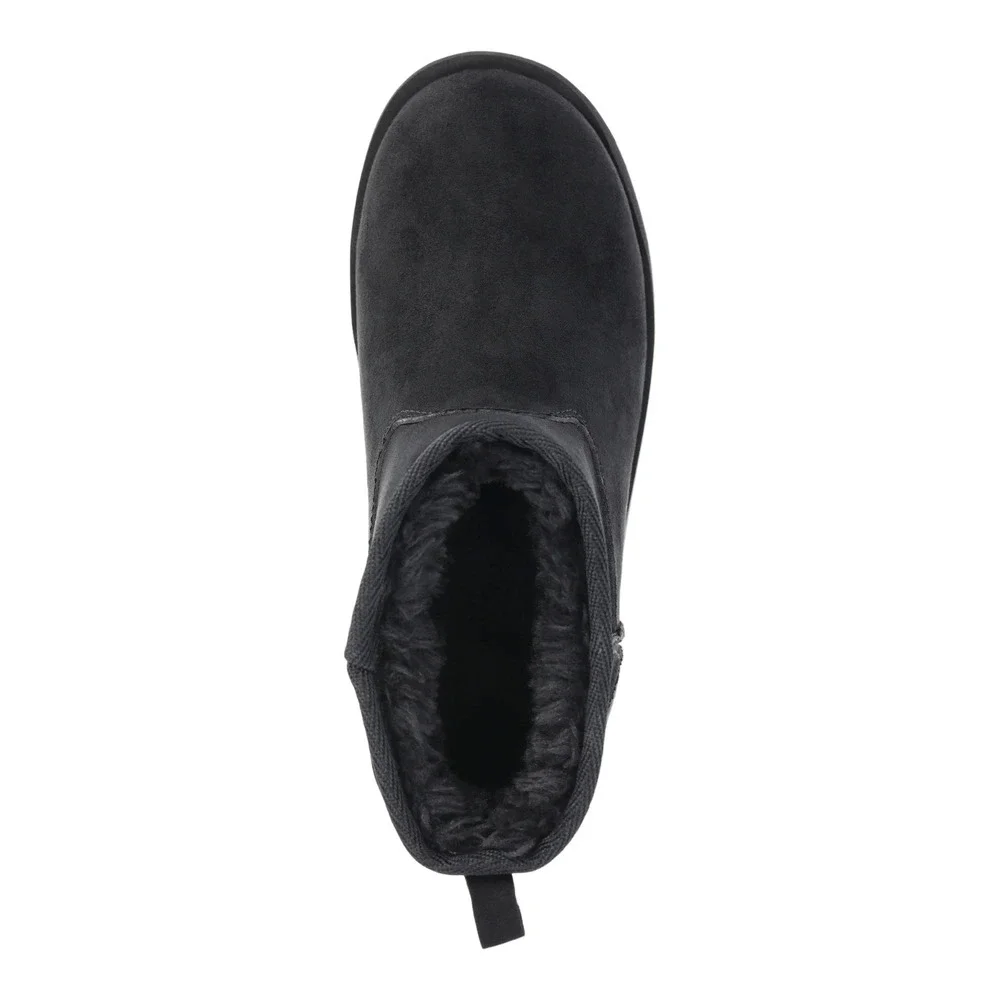 Size 13 Girls Faux Shearling Boots Black‎ Wonder Nation | Brand New